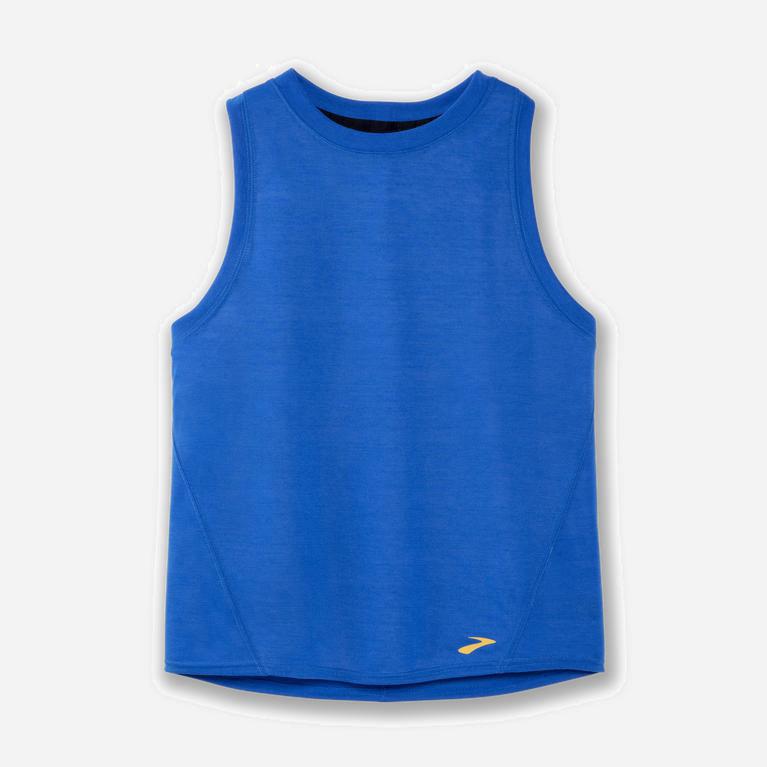 Brooks Distance Running Tank Dame Online - Blå - Norge (LYI450723)